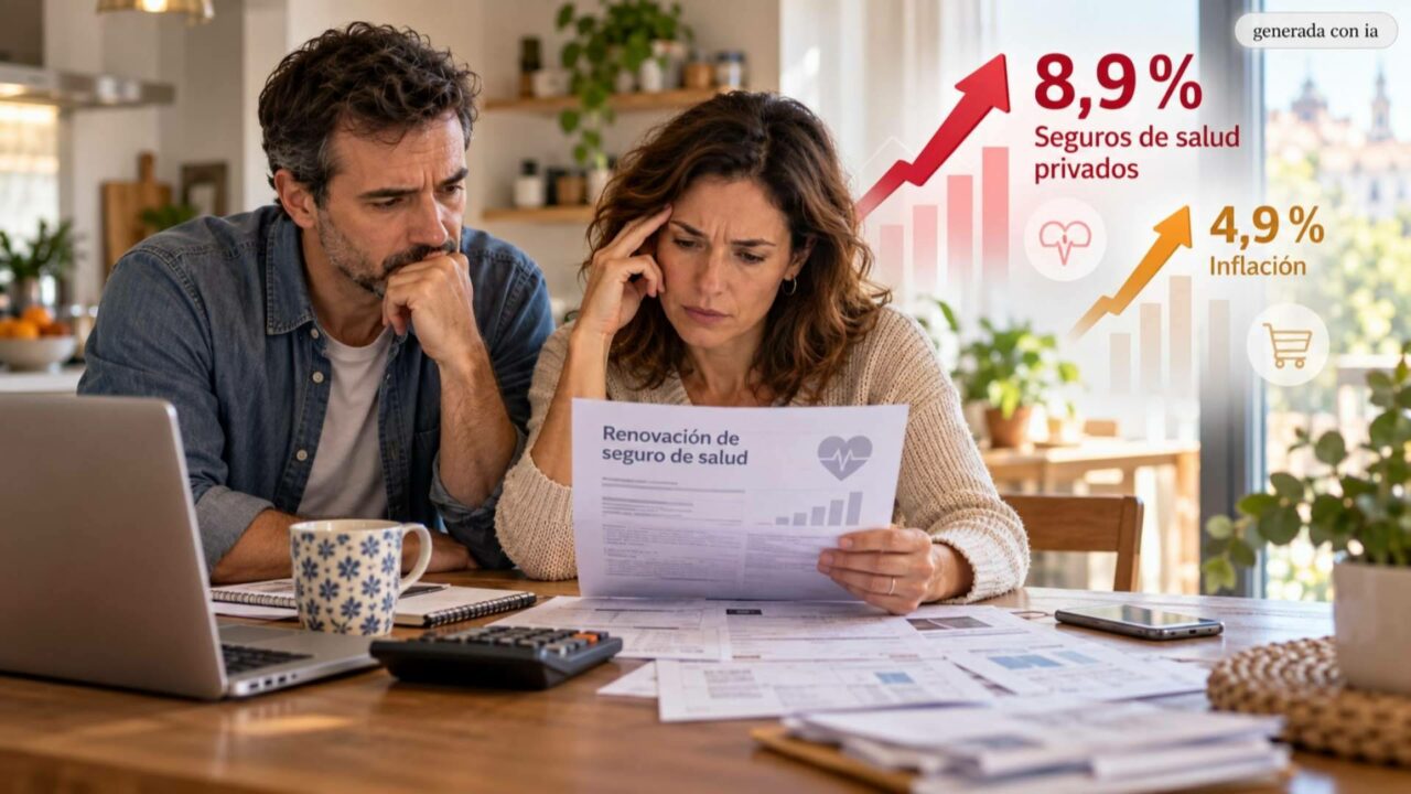 Las primas de salud duplican casi la subida del IPC en 2026