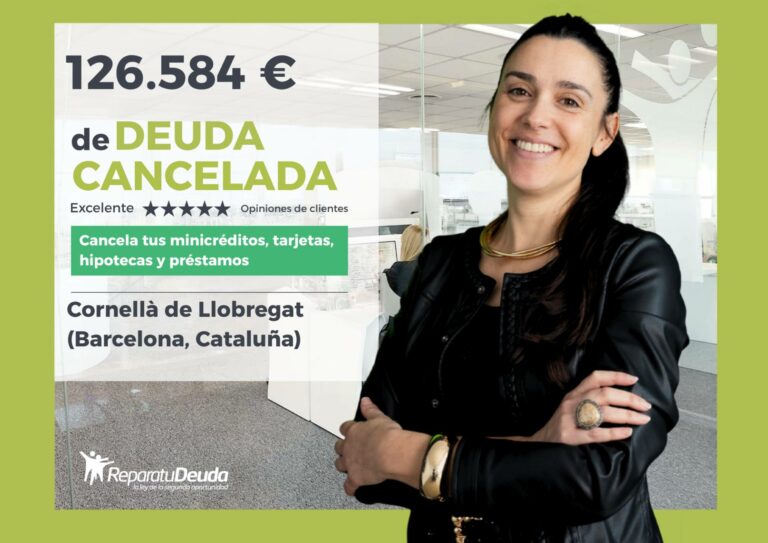 Repara tu Deuda logra que una mujer deje atrás 126.584 € en Cornellà de Llobregat (Barcelona, Cataluña) con la Ley de Segunda Oportunidad