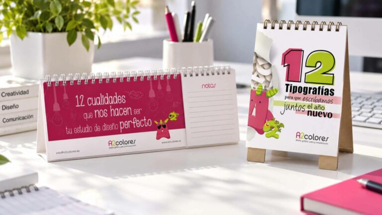 A2 Colores reivindica el calendario de empresa como un regalo para estar presente los 365 días