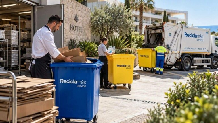 Hoteles más sostenibles; Reciclamás transforma la gestión de residuos en el sector turístico