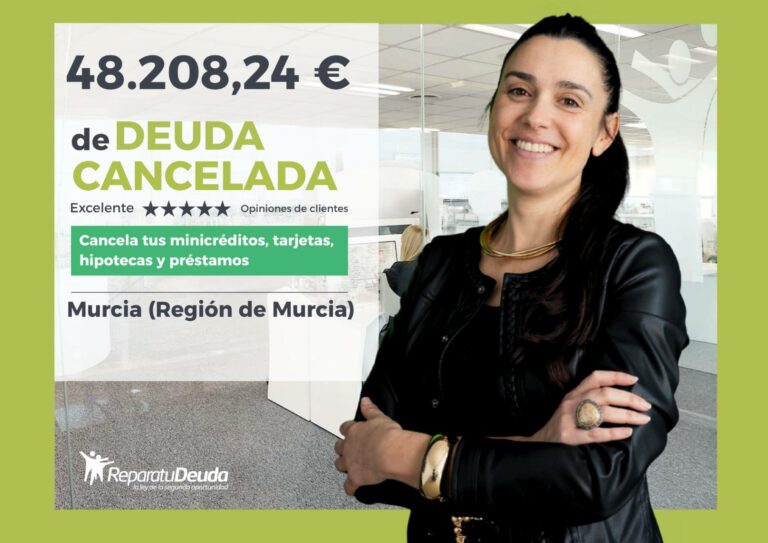 Repara tu Deuda abre una nueva etapa para una mujer con 48.208,24 € de deuda en Murcia (Región de Murcia) mediante la Ley de Segunda Oportunidad
