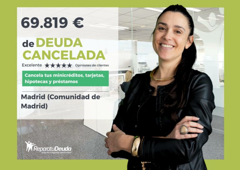 Repara tu Deuda Abogados abre una salida a 69.819 € de deuda acumulada por un hombre en Madrid (Comunidad de Madrid) con la Ley de Segunda Oportunidad