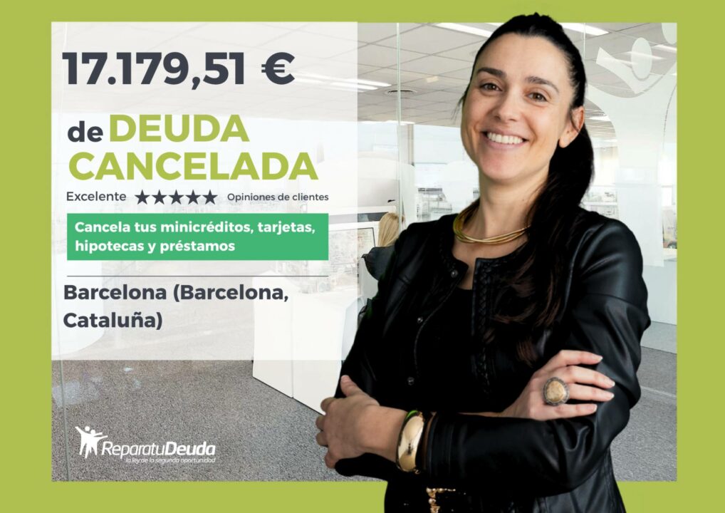 17.179,51 € de deuda quedan atrás para un jubilado de Barcelona (Barcelona, Cataluña)