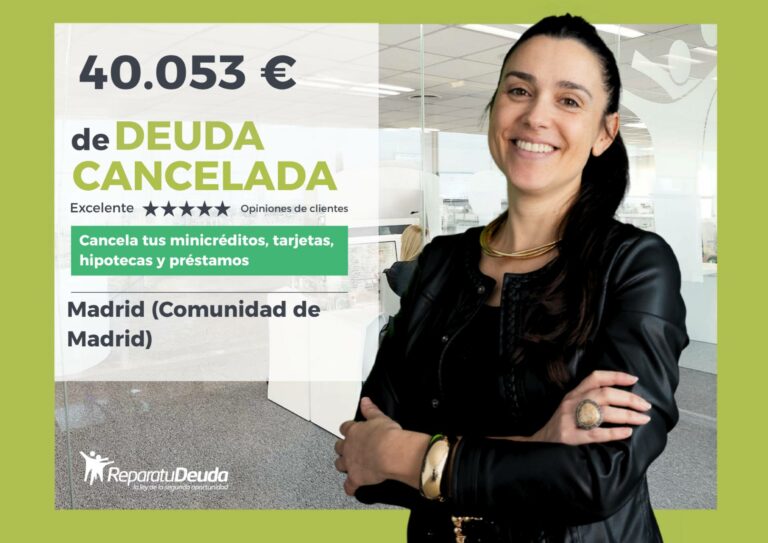 Repara tu Deuda logra la exoneración de 40.053 € para una pareja en Madrid (Comunidad de Madrid) mediante la Ley de Segunda Oportunidad
